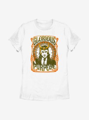 Marvel Loki Retro Glorious Purpose Womens T-Shirt