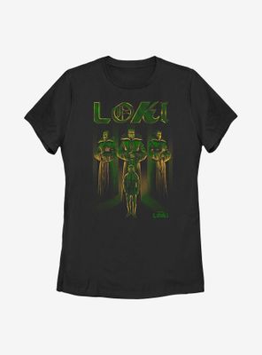 Marvel Loki Statues Womens T-Shirt