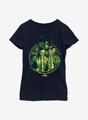 Marvel Loki Agents Of Time Youth Girls T-Shirt