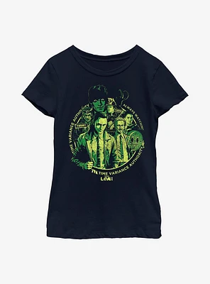 Marvel Loki Agents Of Time Youth Girls T-Shirt
