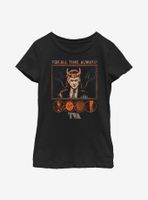 Marvel Loki For All Time Always Mischeviously Contained Youth Girls T-Shirt