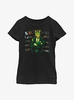 Marvel Loki Chaotic Youth Girls T-Shirt
