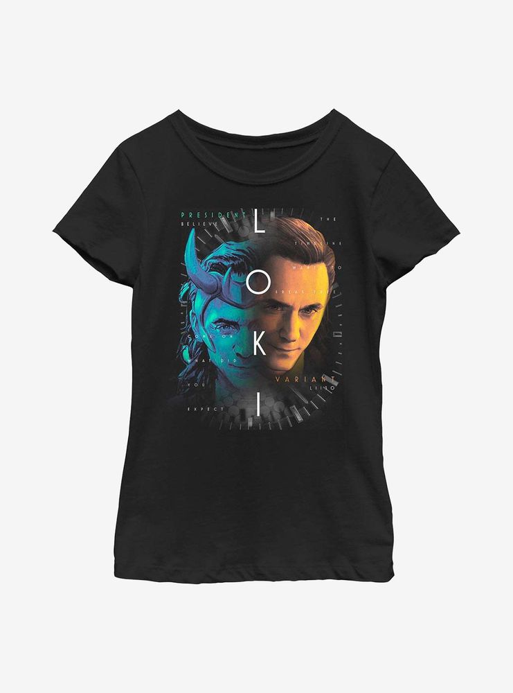 Marvel Loki Choices Youth Girls T-Shirt