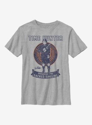 Marvel Loki Time Hunter Preserve The Sacred Timeline Youth T-Shirt