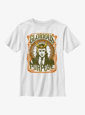 Marvel Loki Retro Glorious Purpose Youth T-Shirt