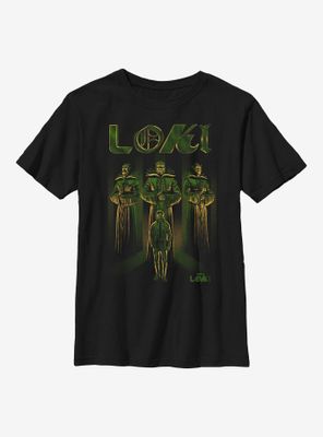 Marvel Loki Statues Youth T-Shirt