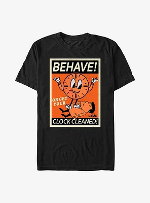 Marvel Loki Behave! Or Get Your Clock Cleaned! T-Shirt