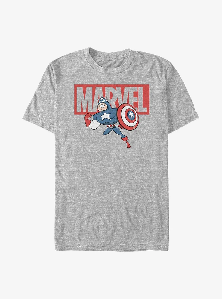 Marvel Captain America Brick T-Shirt