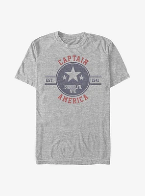 Marvel Captain America Brooklyn Star T-Shirt