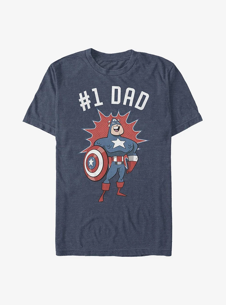 Marvel Captain America No. 1 Dad T-Shirt