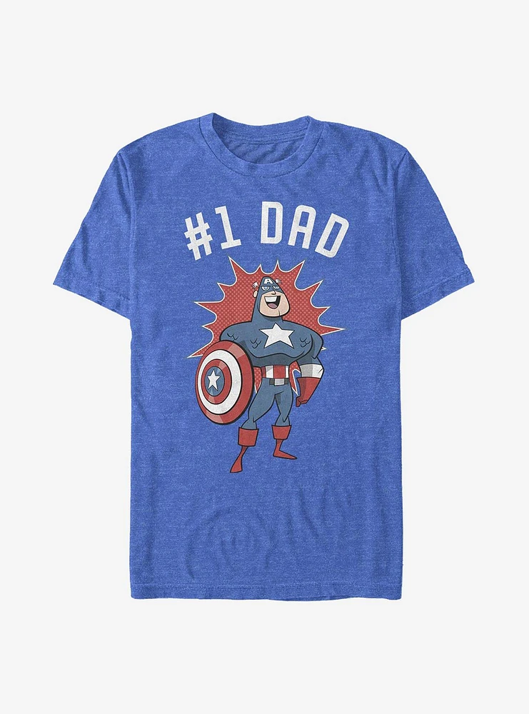 Marvel Captain America No. 1 Dad T-Shirt