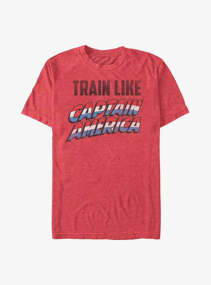 Marvel Captain America Train Like T-Shirt