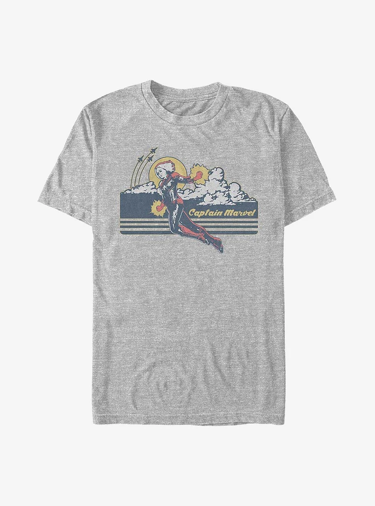 Marvel Captain Sunset Hero T-Shirt