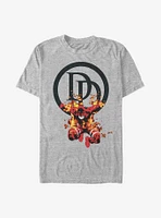 Marvel Daredevil On Fire T-Shirt