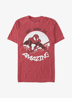 Marvel Spider-Man My Dad Is Amazing T-Shirt