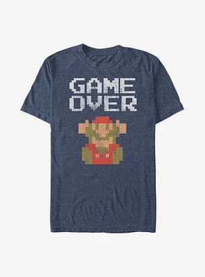 Nintendo Mario Game Over Pixels T-Shirt