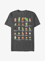 Nintendo Mario Pixel Cast T-Shirt