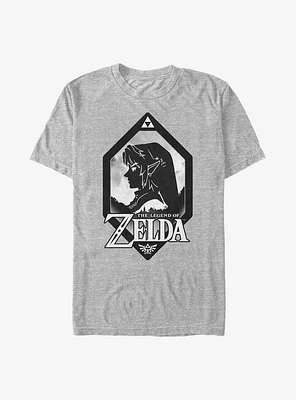 Nintendo Zelda Silhouette Shield T-Shirt