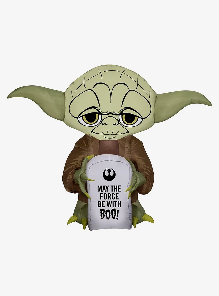 Star Wars Yoda Tombstone Halloween Inflatable Décor