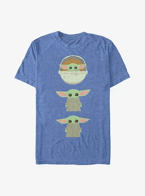 Star Wars The Mandalorian Child Stack T-Shirt