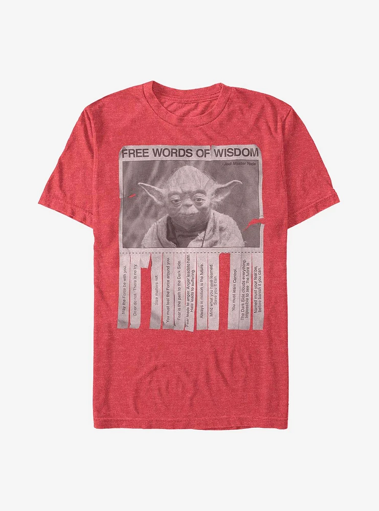 Star Wars Yoda Words of Wisdom T-Shirt