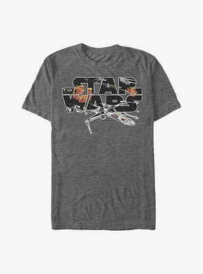 Star Wars Rogue One: A Story Basic X-Wing T-Shirt