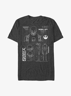 Star Wars Rogue One: A Story K-2SO T-Shirt