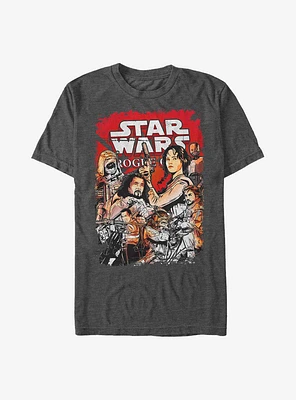 Star Wars Rogue One: A Story Rebel Poster T-Shirt