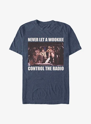 Star Wars No Wookie Radio T-Shirt