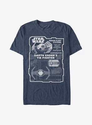 Star Wars Darth Vader's Tie Fighter T-Shirt