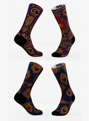 Peace and Hearts Botica Sonora Socks 2 Pack