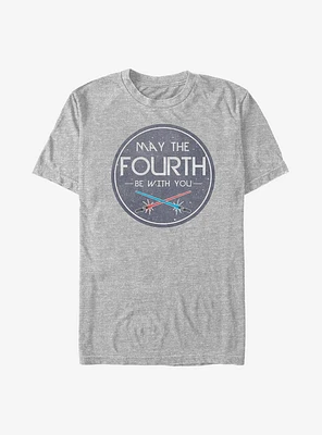 Star Wars May The Fourth Circle T-Shirt