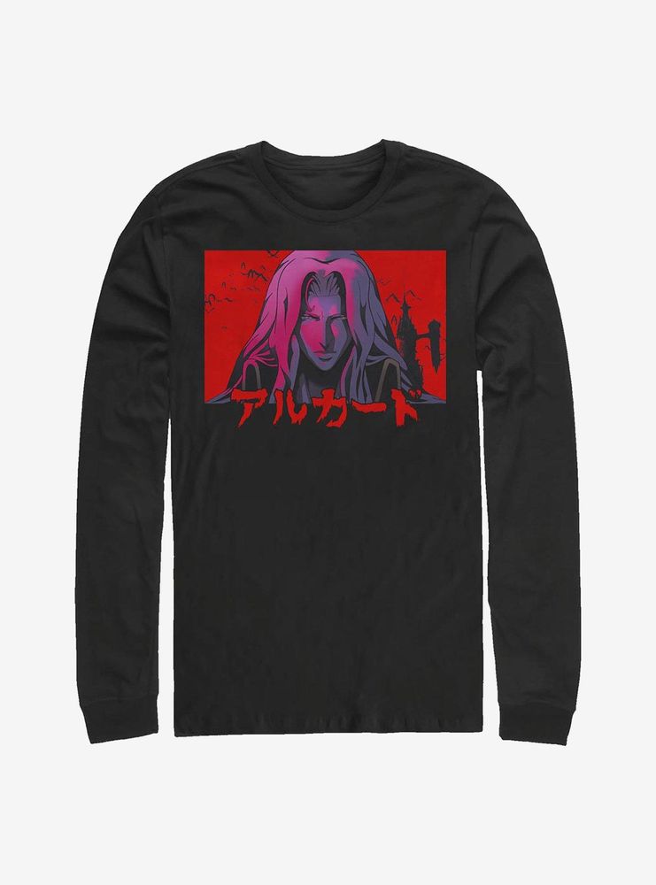 Castlevania Sunset Alucard Long-Sleeve T-Shirt