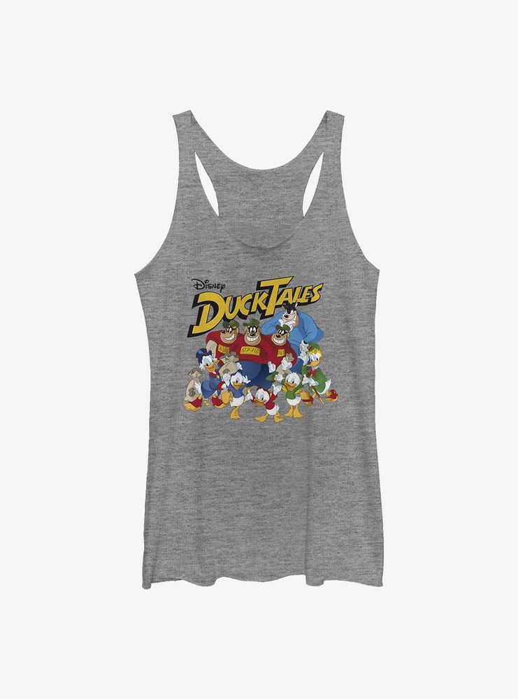 Disney Ducktales Group Shot Womens Tank Top