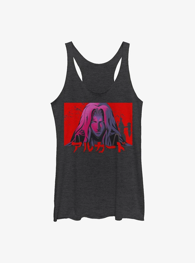 Castlevania Sunset Alucard Womens Tank Top
