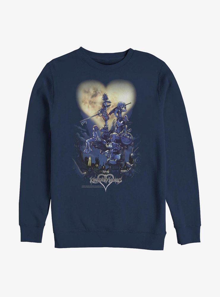 Disney Kingdom Hearts Poster Logo Sweatshirt