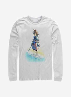 Disney Kingdom Hearts Beach Sora Long-Sleeve T-Shirt