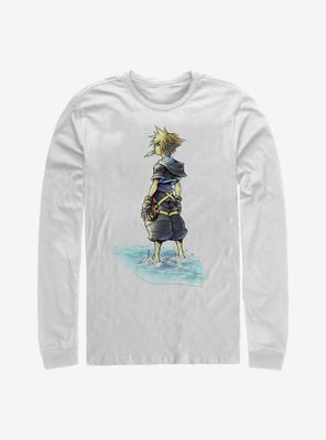 Disney Kingdom Hearts Feet Wet Long-Sleeve T-Shirt