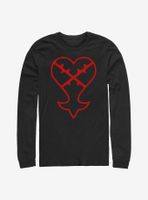 Disney Kingdom Hearts Heartless Symbol Long-Sleeve T-Shirt