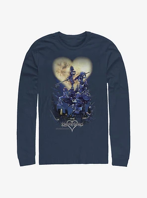 Disney Kingdom Hearts Poster Logo Long-Sleeve T-Shirt