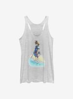 Disney Kingdom Hearts Beach Sora Womens Tank Top