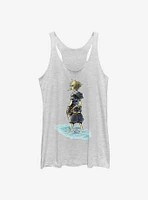 Disney Kingdom Hearts Feet Wet Womens Tank Top