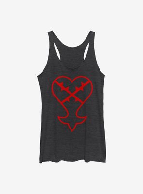 Disney Kingdom Hearts Heartless Symbol Womens Tank Top