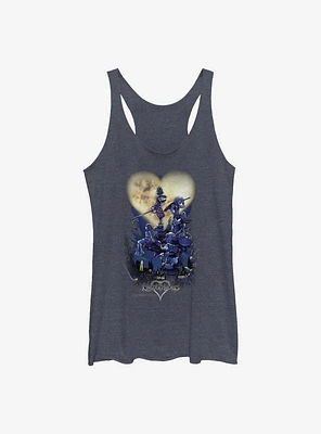 Disney Kingdom Hearts Poster Logo Womens Tank Top