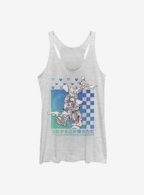 Disney Kingdom Hearts Power Friends Womens Tank Top