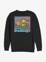 The Simpsons Okily Dokily Ned Sweatshirt