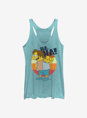 The Simpsons Nelson Haha Womens Tank Top