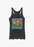 The Simpsons Okily Dokily Ned Womens Tank Top