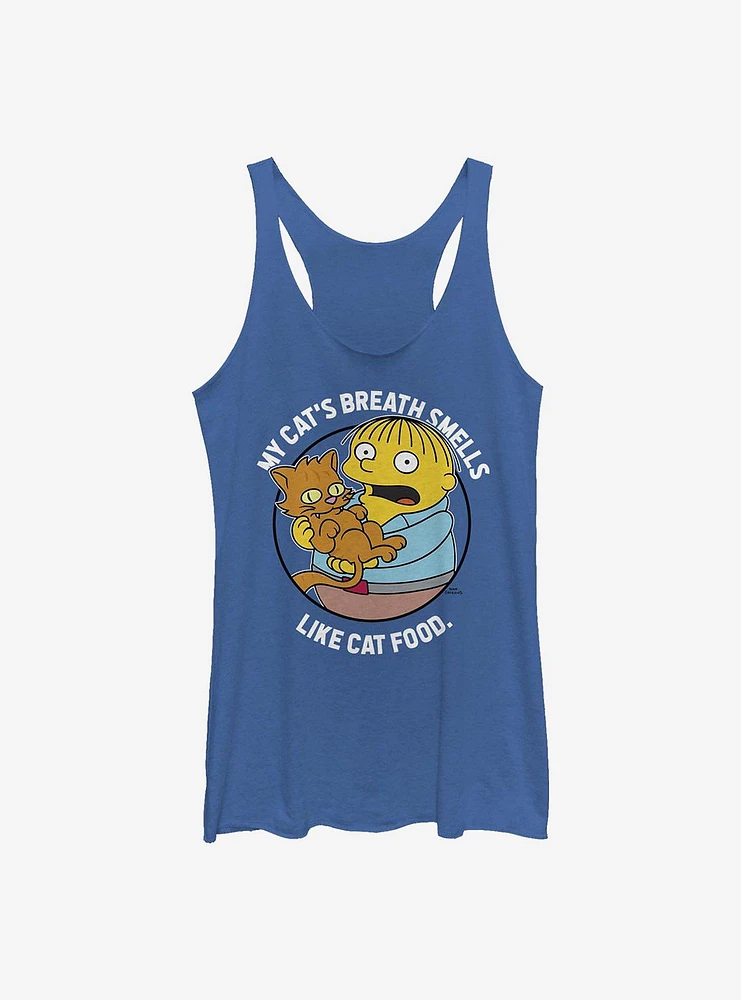 The Simpsons Ralph's Cat Womens Tank Top