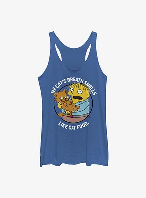 The Simpsons Ralph's Cat Womens Tank Top